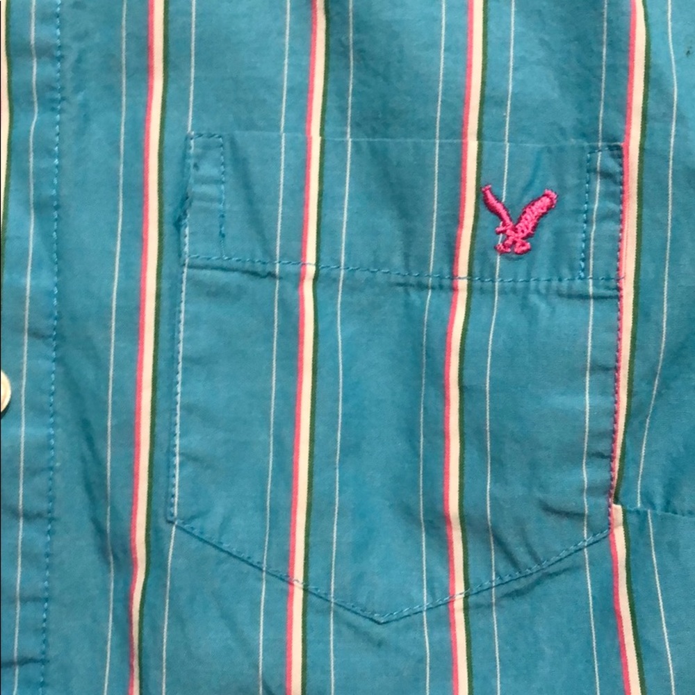 American Eagle Button Down Size 4 - image 3